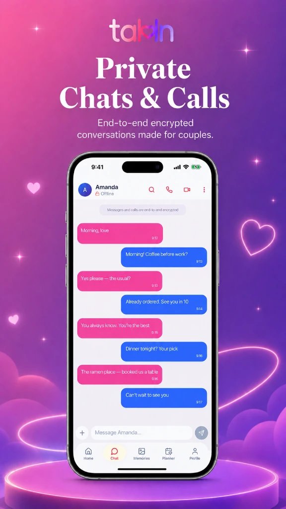 Takkn Private Chat and Encryption